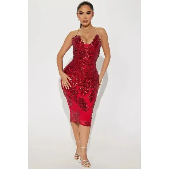 Fashion Nova | Dresses | Fashion Nova Red Maxi Dress | Poshmark Fashion Nova | Dresses | Fashion Nova Red Maxi Dress | Poshmark